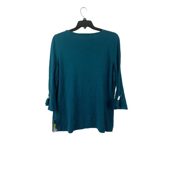 Allison Daley Women's Real Teal Plus Size Top - Picture 2 of 7